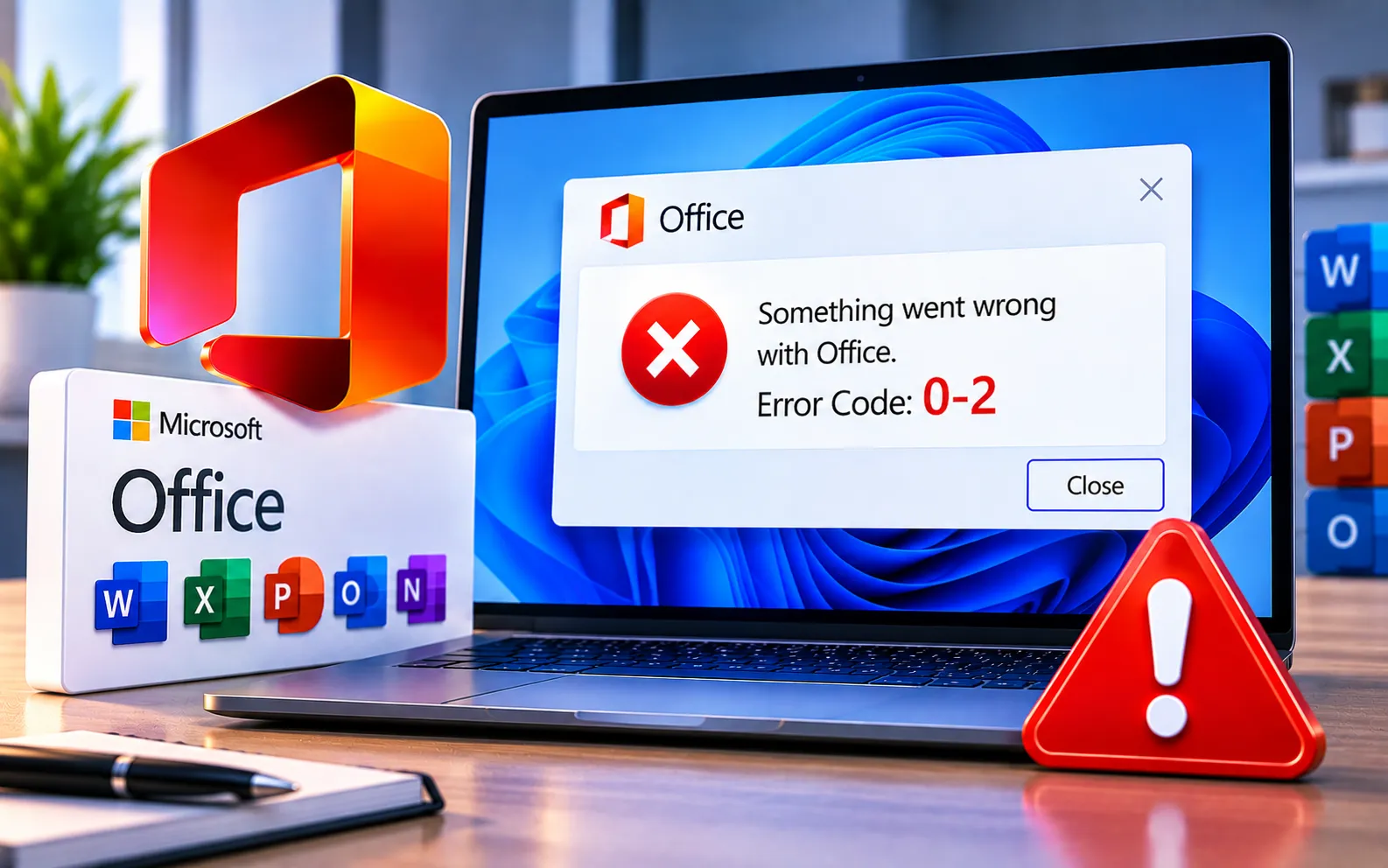 Microsoft Office Error Code 0-2 fix
